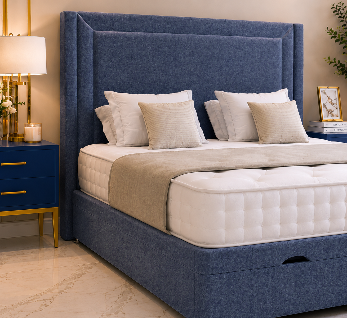 Suzy Wing Ottoman Divan Bed