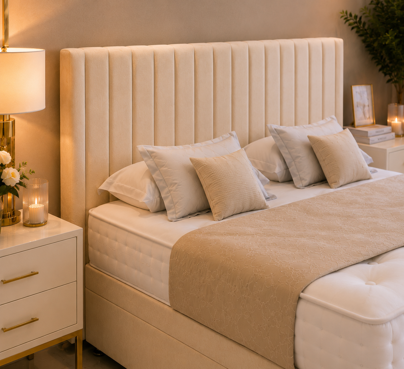 Lit ottoman Texas Divan