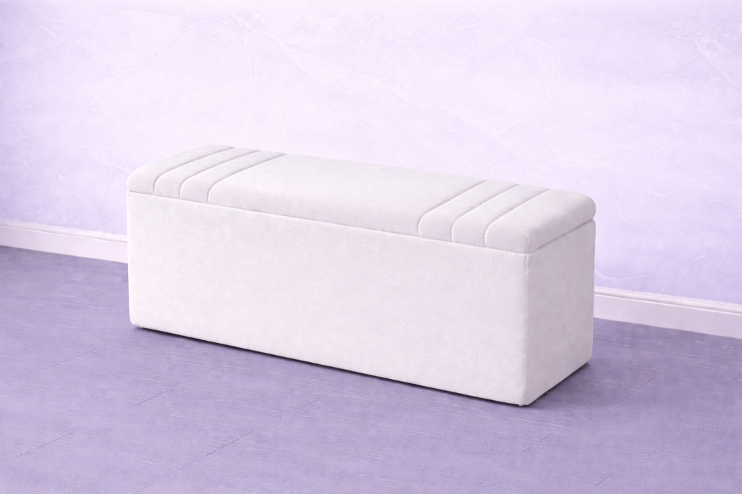 Harriet Ottoman Plush Box