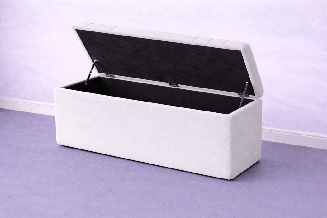 Harriet Ottoman Plush Box