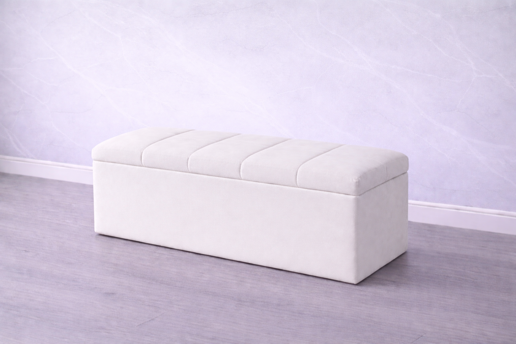 Maya Ottoman Plush Box