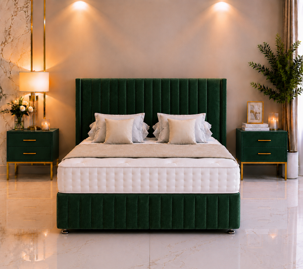 Zorro Ottoman Divan Bed Set With Footboard