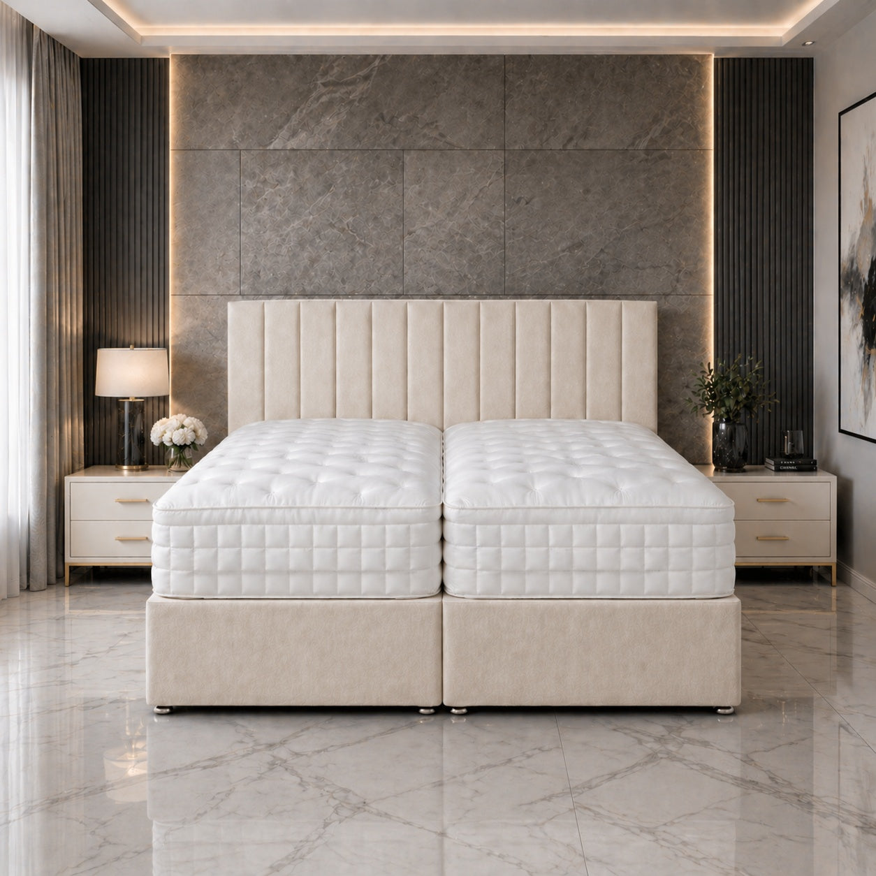 Zip and Link Divan Bed Set