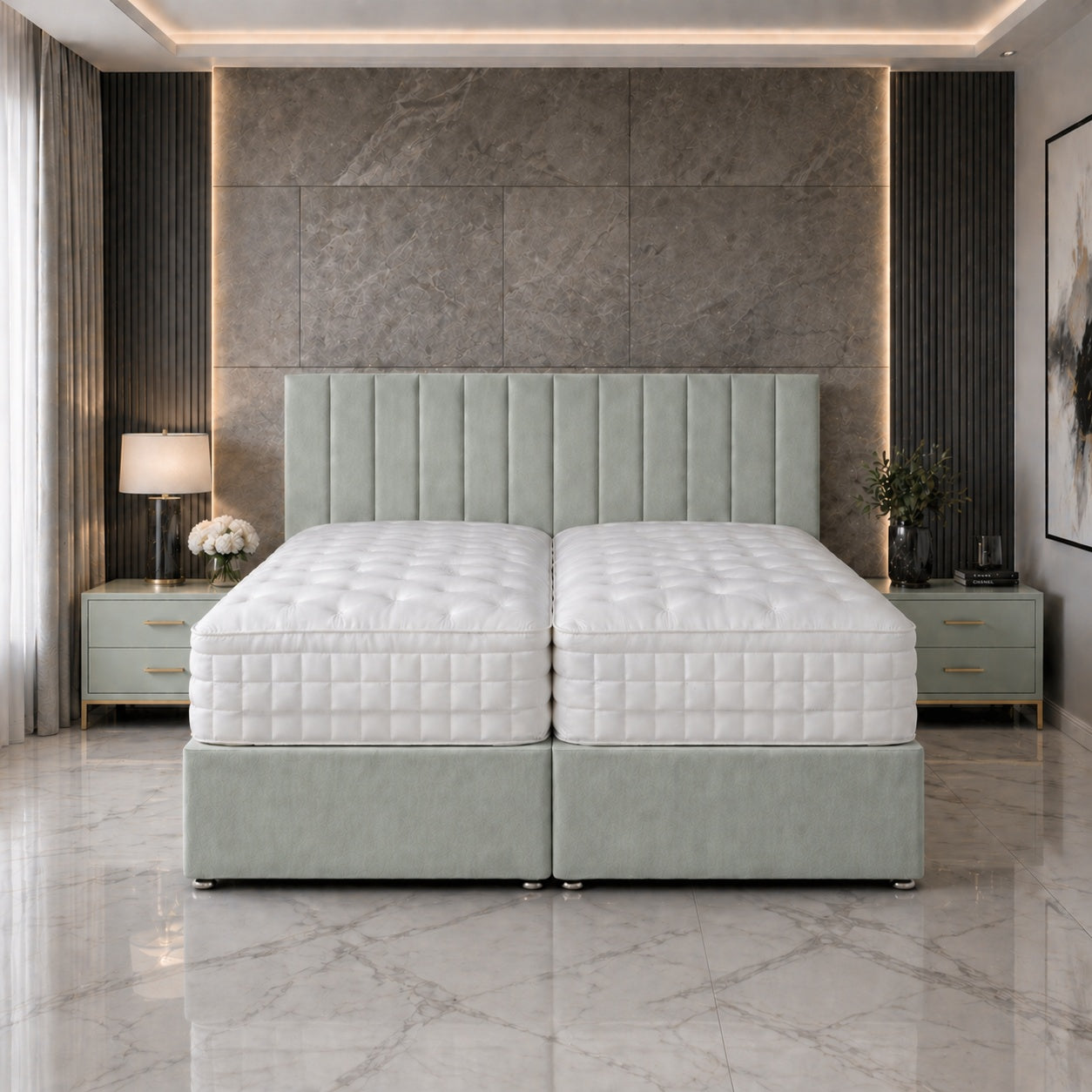 Zip and Link Divan Bed Set