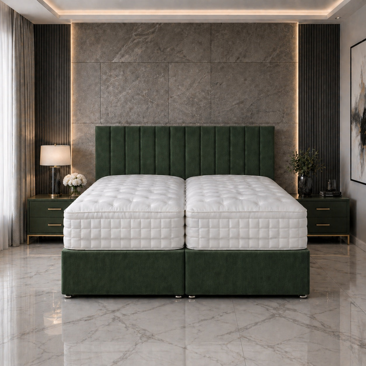Zip and Link Divan Bed Set