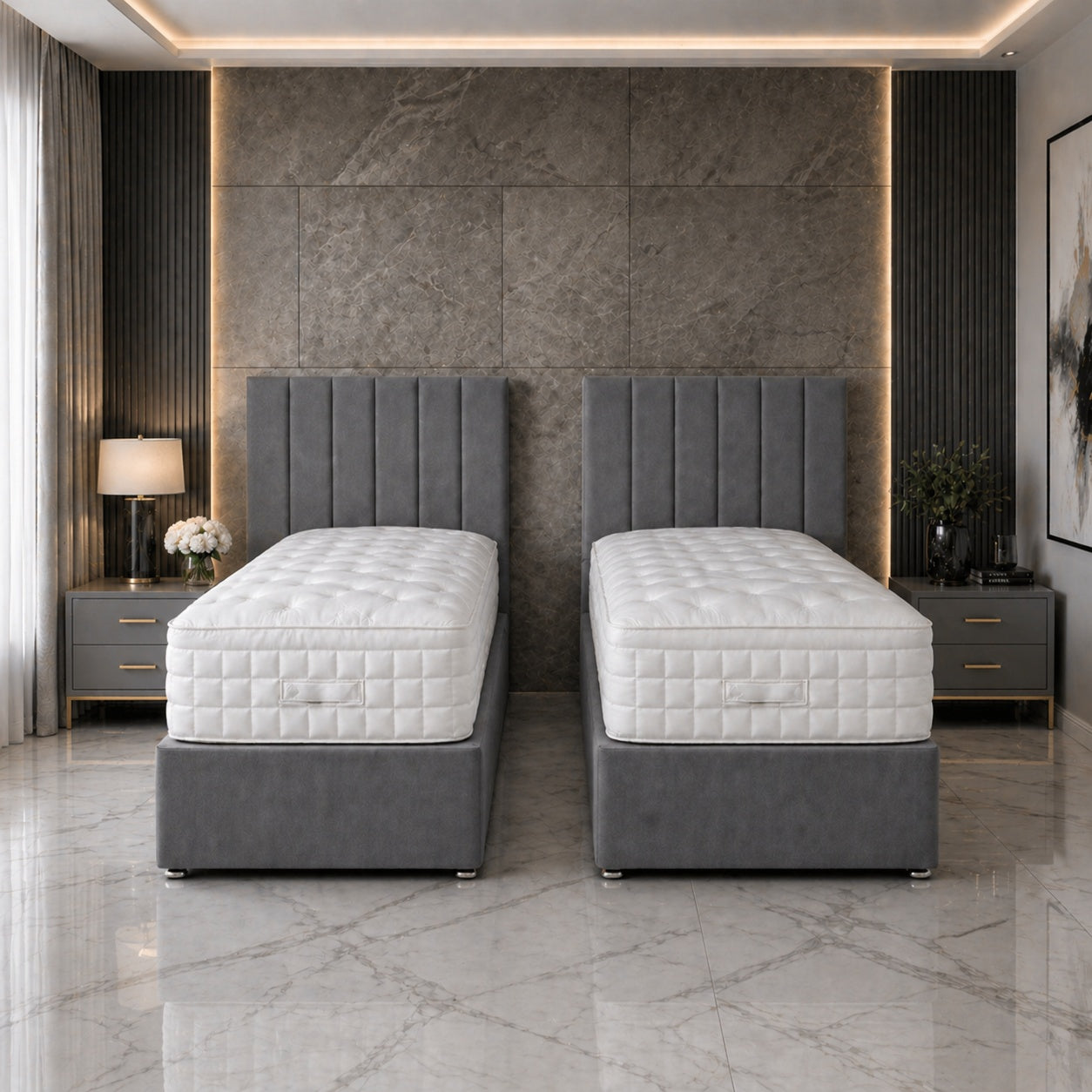 Zip and Link Divan Bed Set