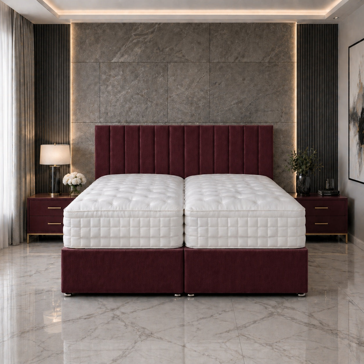 Zip and Link Divan Bed Set
