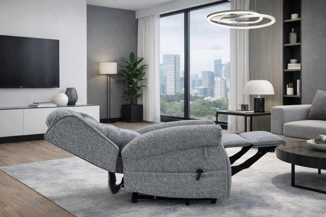 Chenille Recline Relax Chair