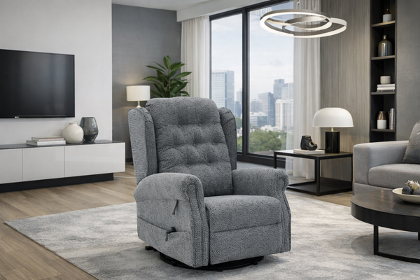 Chenille Recline Relax Chair