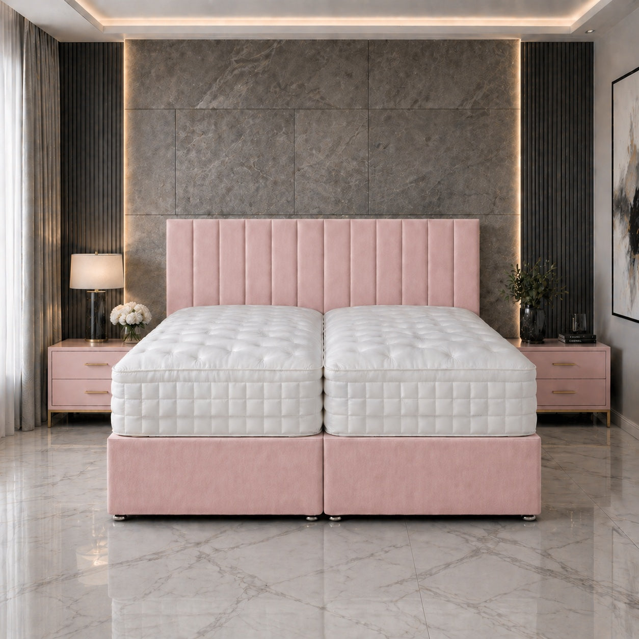 Zip and Link Divan Bed Set