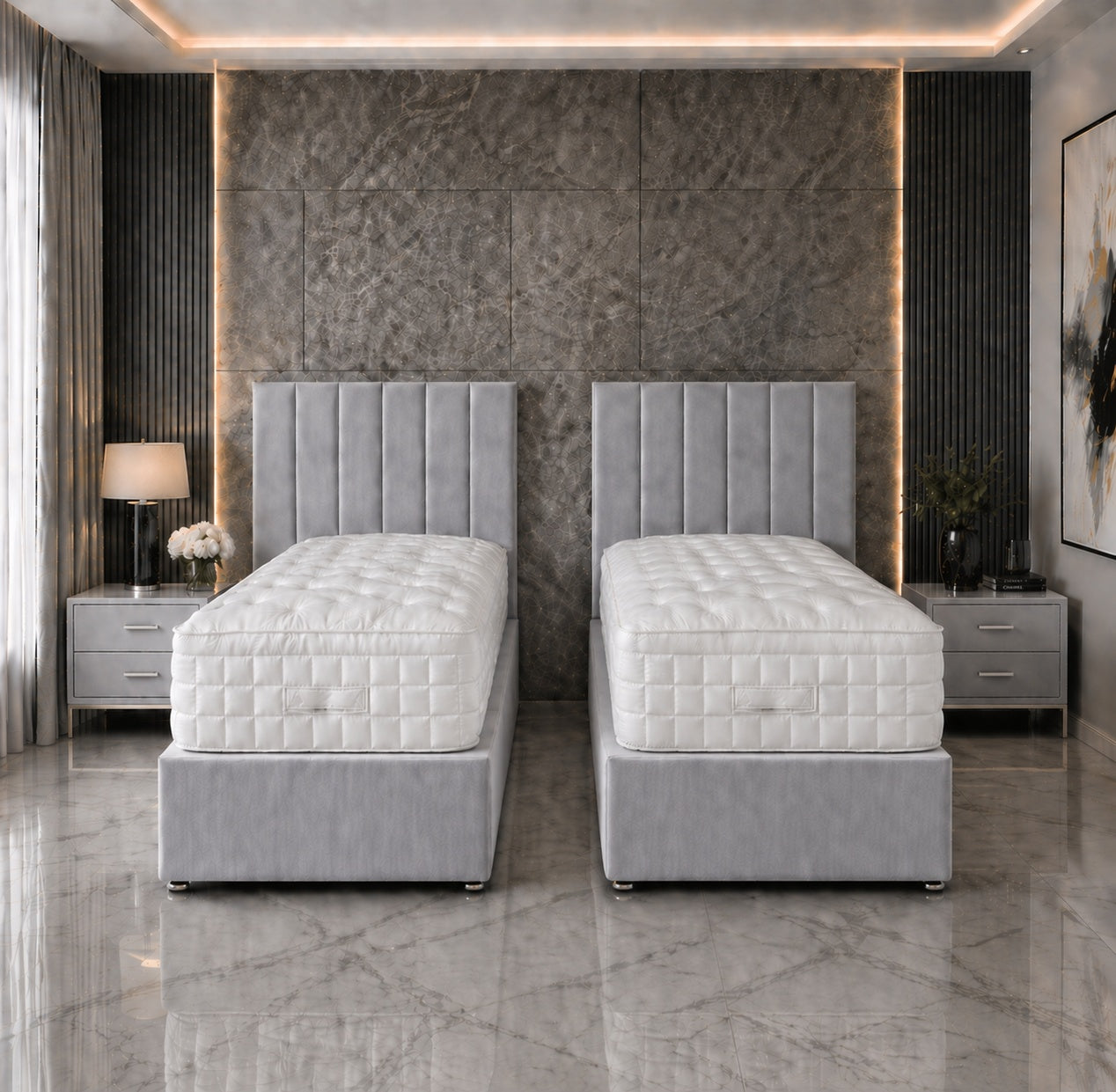 Zip and Link Divan Bed Set