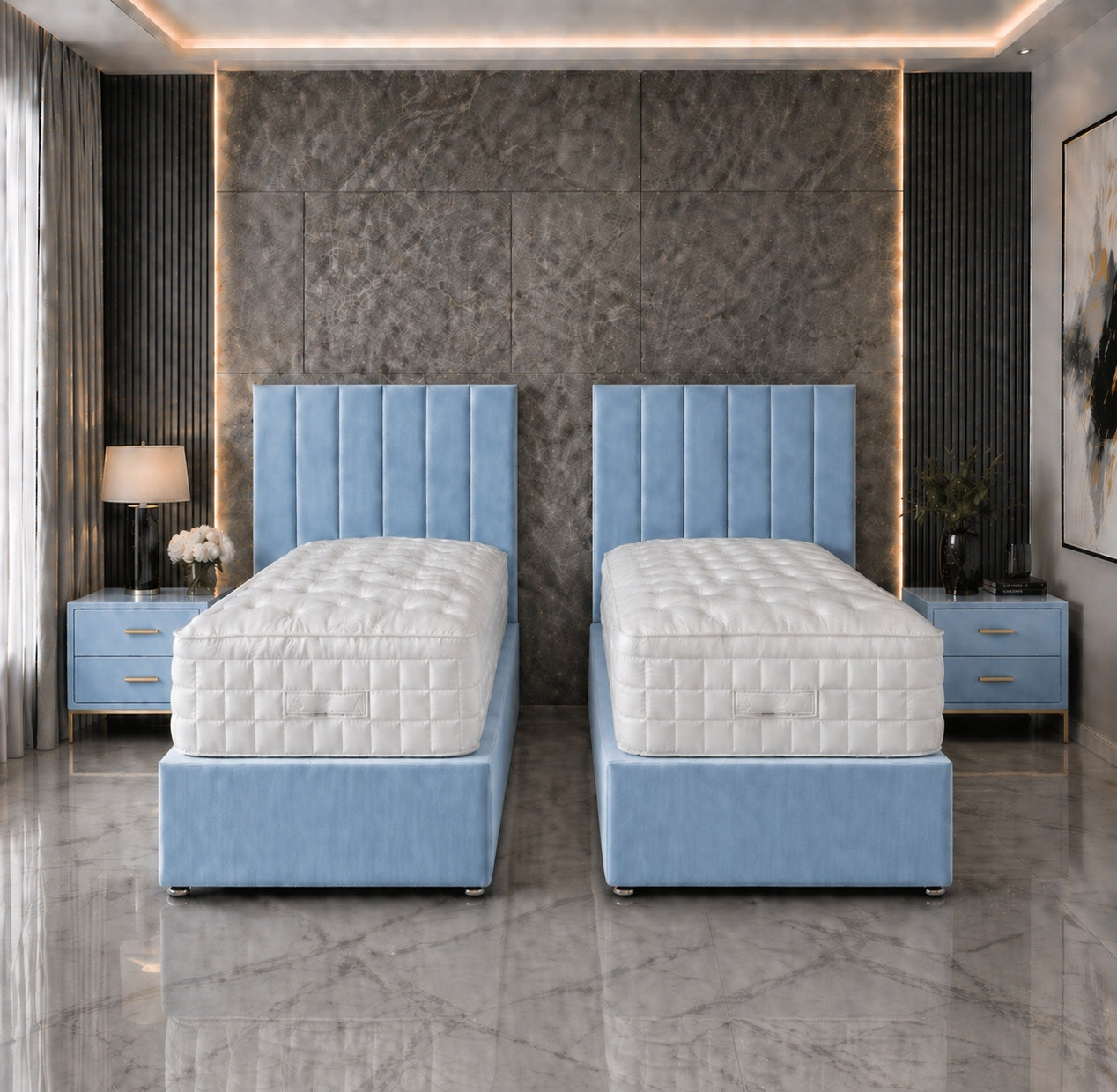 Zip and Link Divan Bed Set