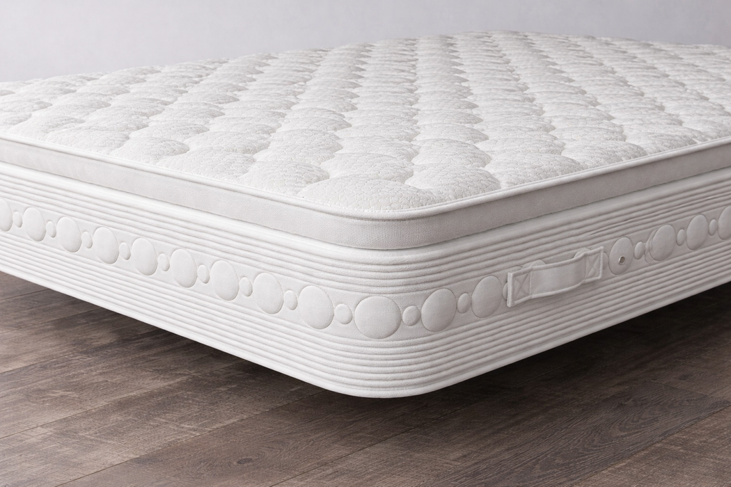 High Density Foam Pillow Top Open Coil Sprung Mattress
